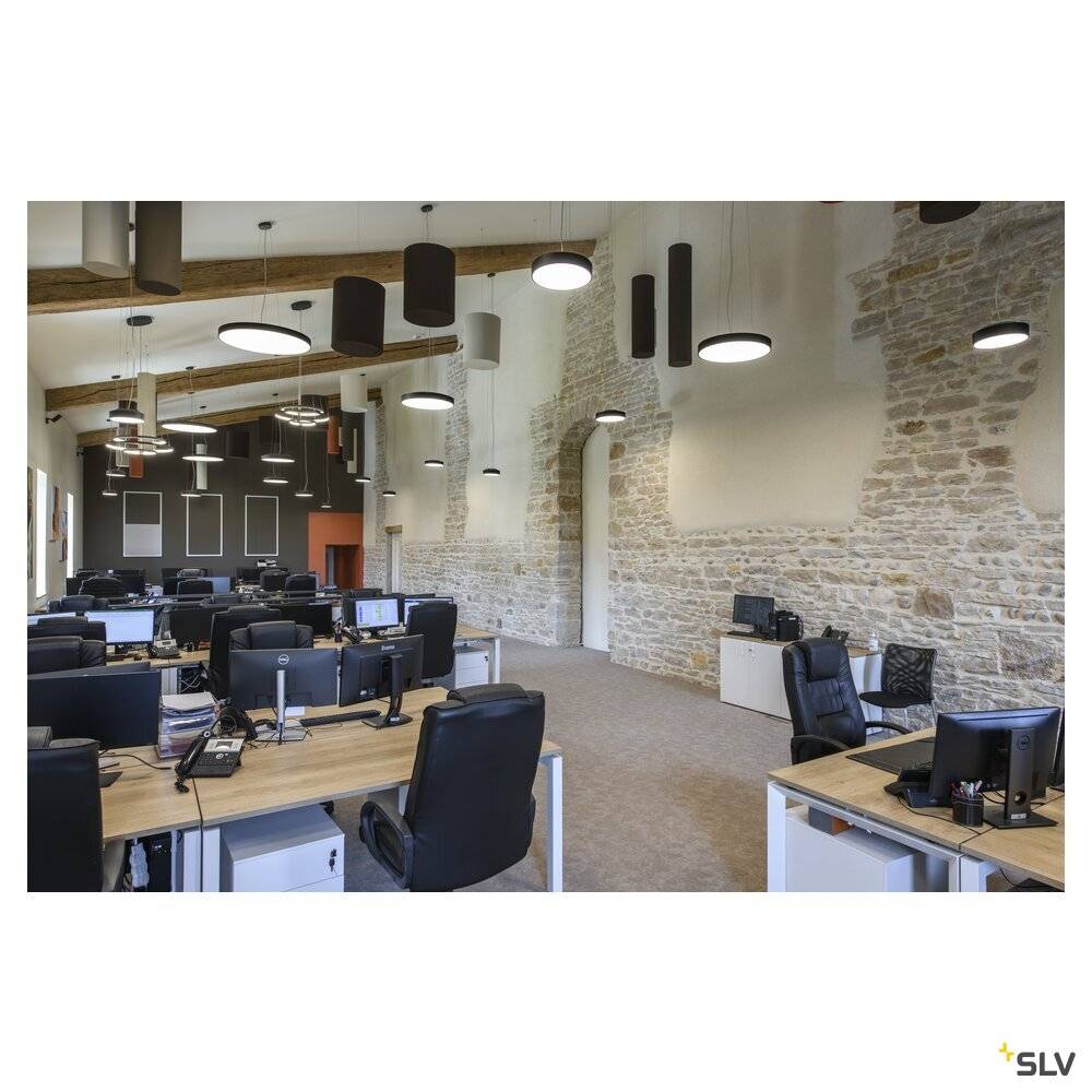 SLV 1007284 MEDO® PRO 30 LED-Deckenleuchte LED 10W Schwarz