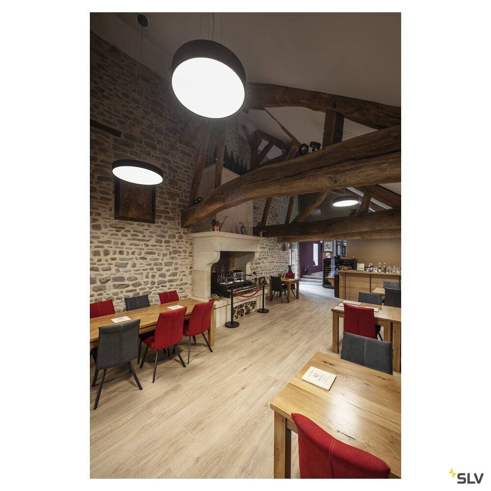 SLV 1007296 MEDO® PRO 40 LED-Deckenleuchte LED 19W Schwarz