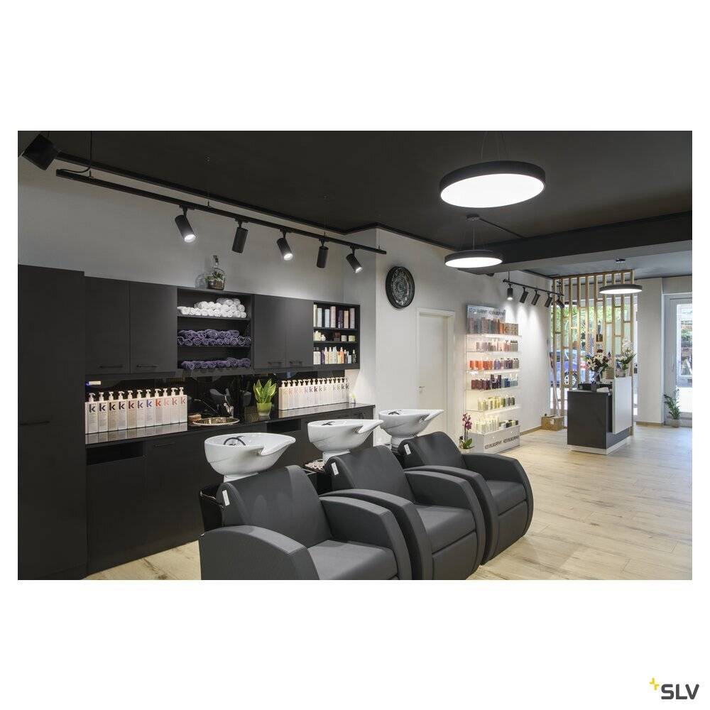 SLV 1007300 MEDO® PRO 60 LED-Deckenleuchte LED 39W Schwarz