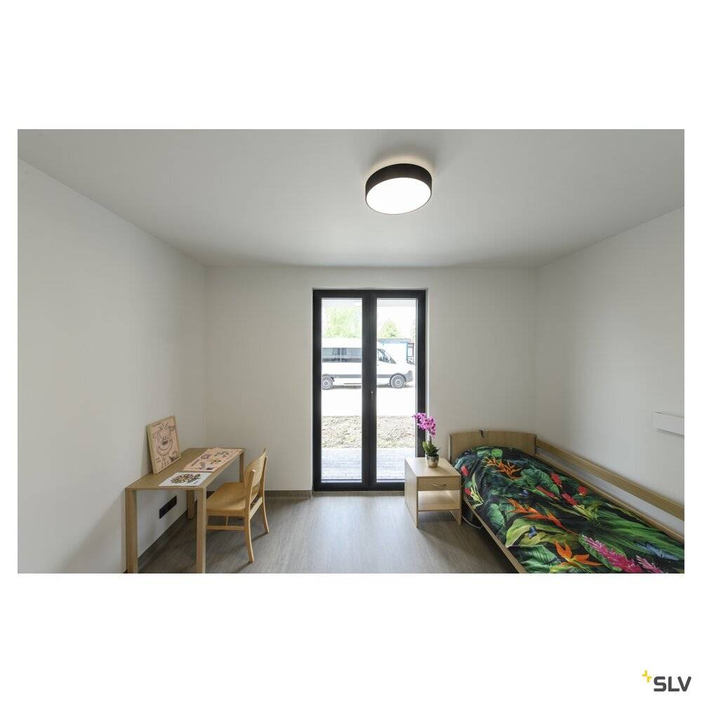 SLV 1007319 MEDO® 40 LED-Deckenleuchte LED 20W Schwarz