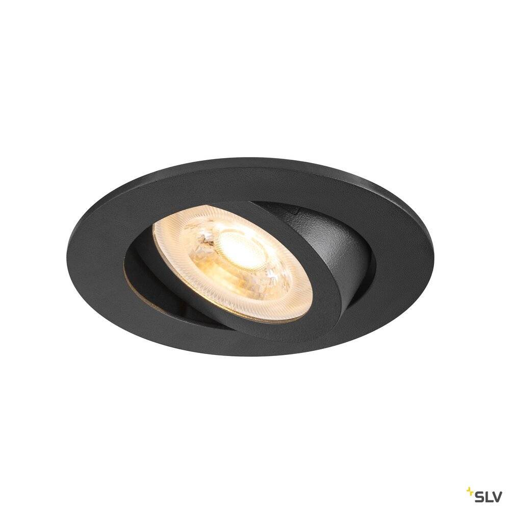 SLV 1007369 NEW TRIA 68 Einbauleuchte LED GU10 Schwarz