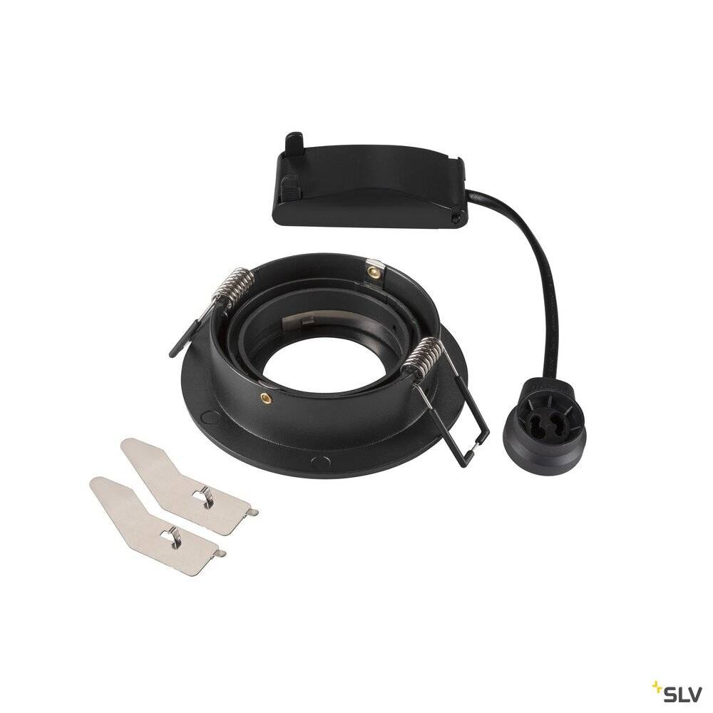 SLV 1007375 NEW TRIA 75 Einbauleuchte LED GU10 Schwarz