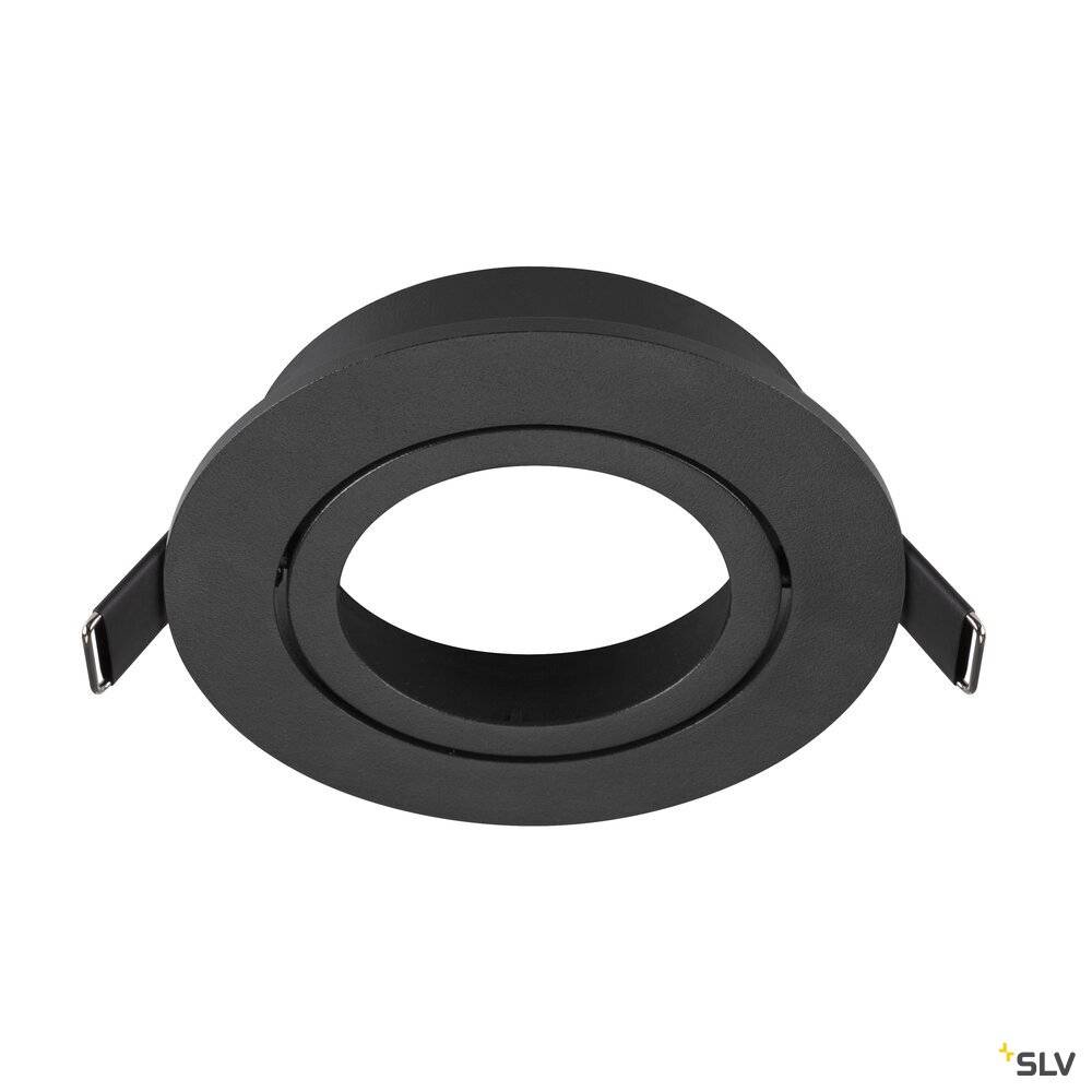 SLV 1007444 NEW TRIA 95 Deckeneinbauring Schwarz