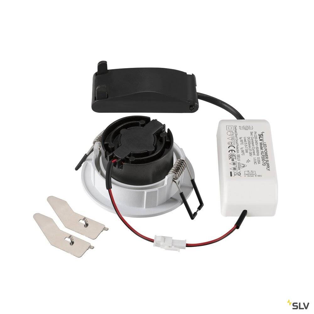 SLV 1007389 NEW TRIA 68 LED-Einbauleuchte LED 8.3W Weiß