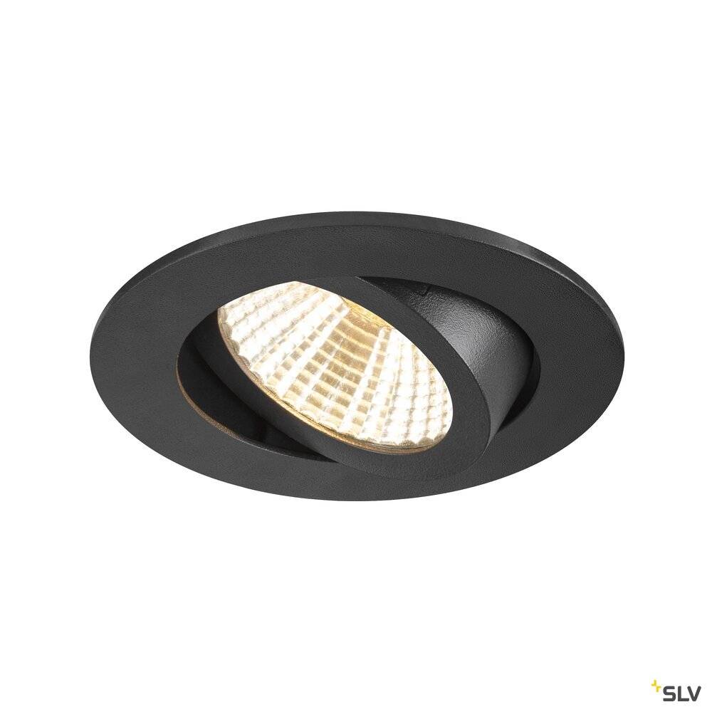 SLV 1007390 NEW TRIA 68 LED-Einbauleuchte LED 8.3W Schwarz