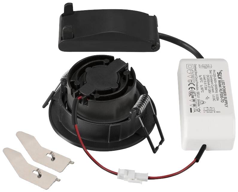 SLV 1007390 NEW TRIA 68 LED-Einbauleuchte LED 8.3W Schwarz