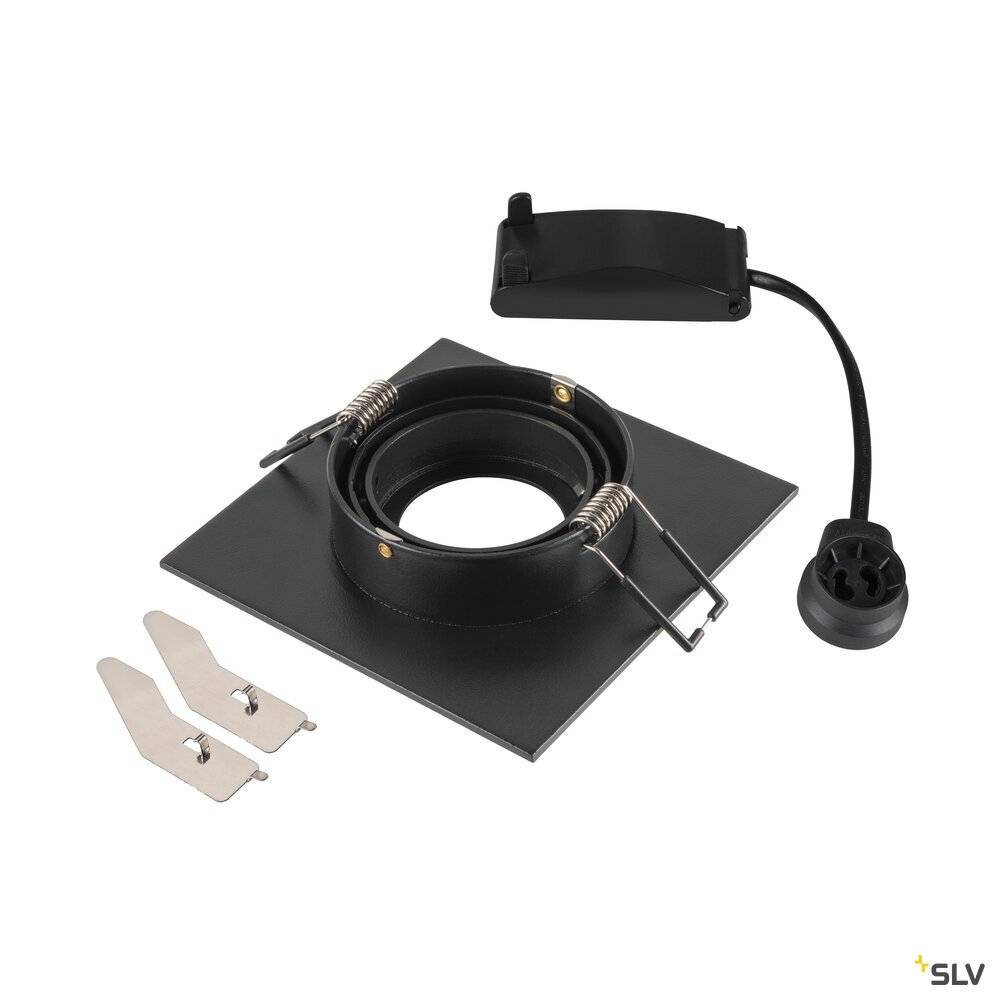 SLV 1007628 NEW TRIA 75 XL Einbauleuchte LED GU10 Schwarz