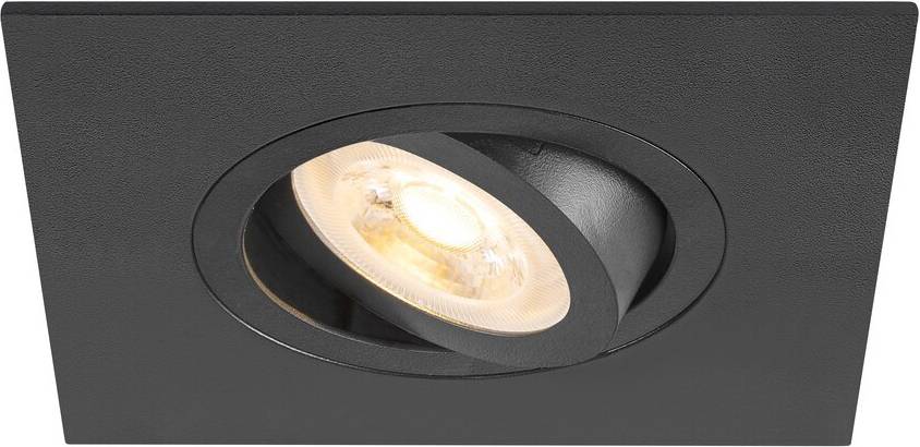 SLV 1007628 NEW TRIA 75 XL Einbauleuchte LED GU10 Schwarz