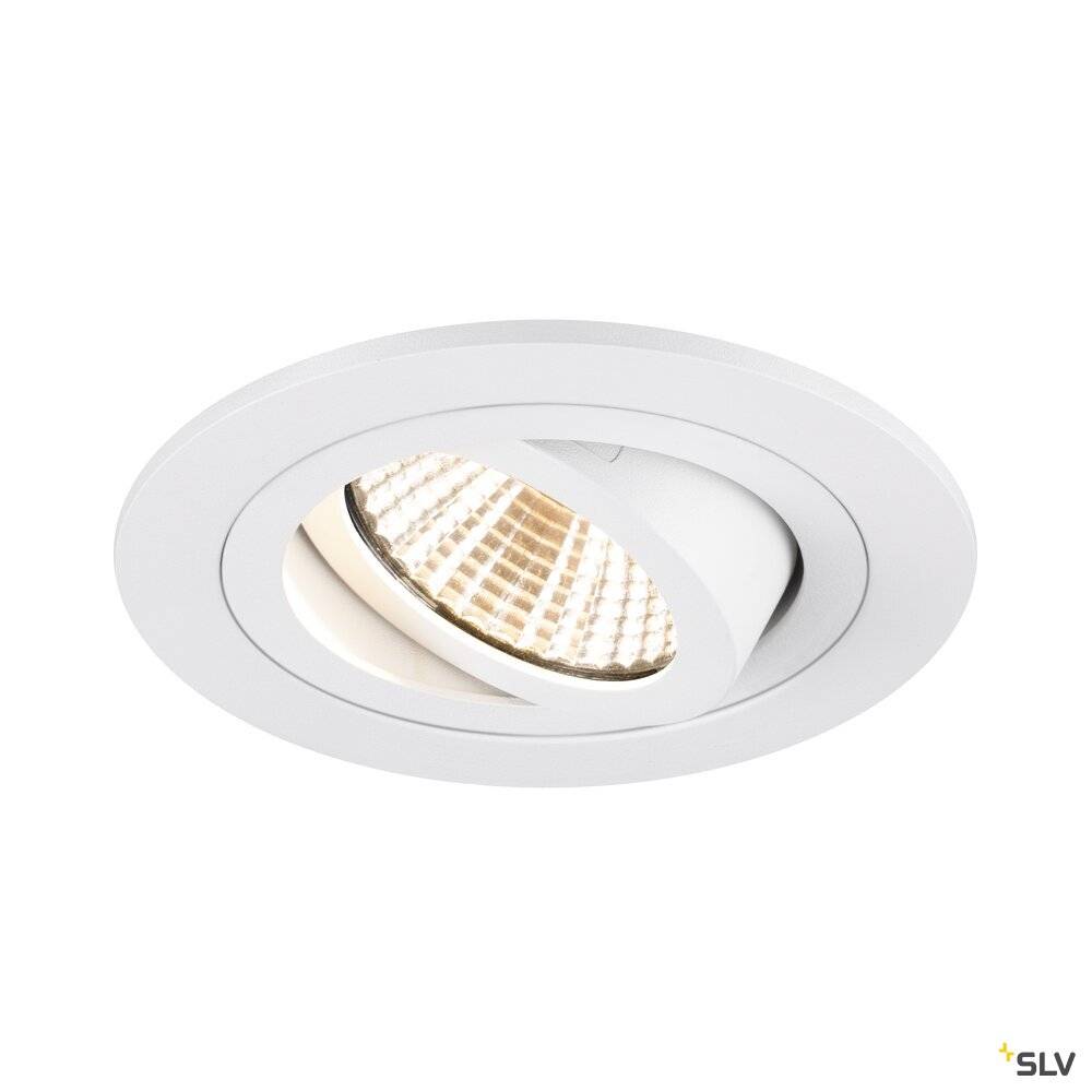 SLV 1007401 NEW TRIA 75 LED-Einbauleuchte LED 8.3W Weiß