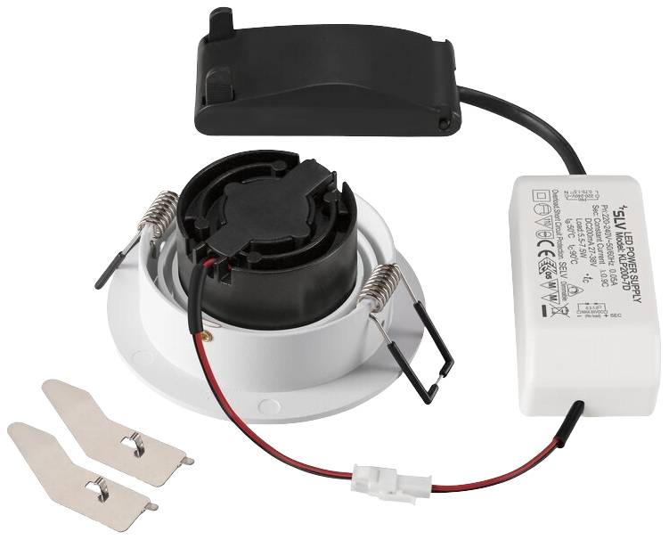 SLV 1007401 NEW TRIA 75 LED-Einbauleuchte LED 8.3W Weiß