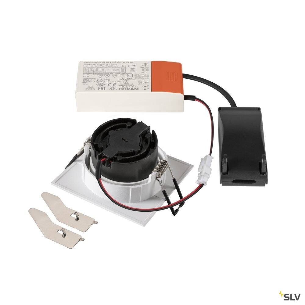 SLV 1007437 NEW TRIA UNIVERSAL 68 LED-Einbauleuchte LED 8.6W Weiß