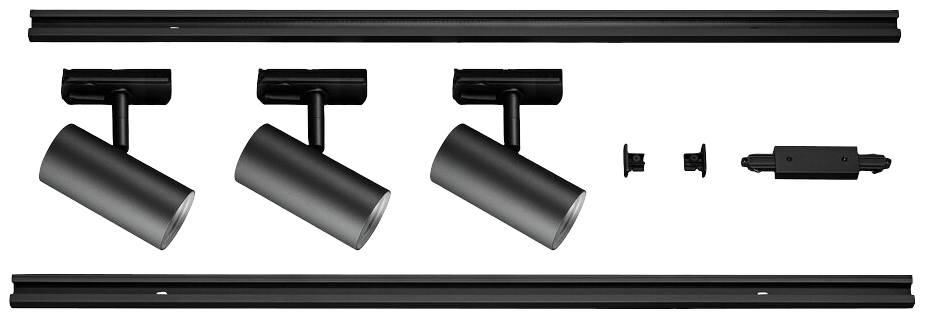 SLV Noblo Spot 1007673 LED-Schienenstrahler 1phasig 19W LED Schwarz