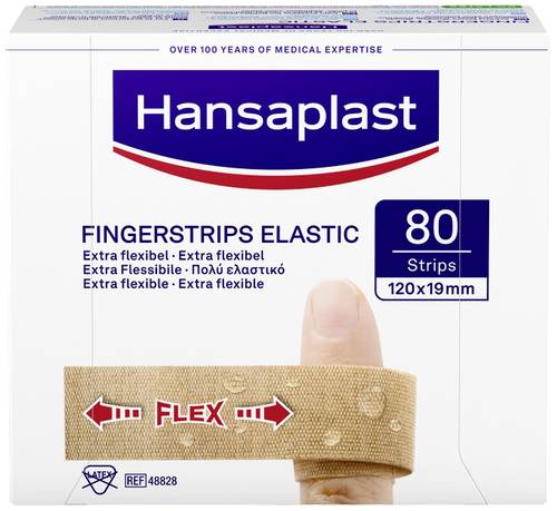 Hansaplast 48828 ELASTIC Pflaster 12cm x 1.9cm