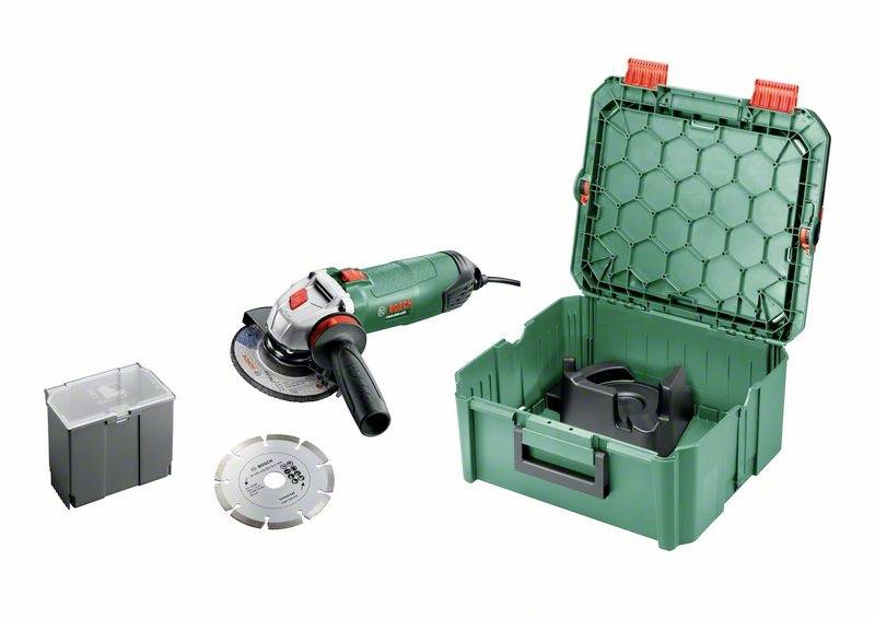 Bosch Home and Garden PWS 850-125 + SystemBox 06033A270D Winkelschleifer 125 mm 850 W