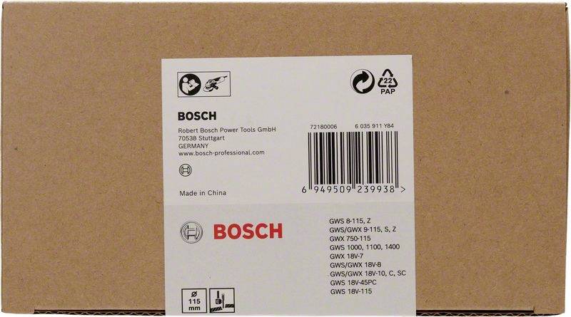 Bosch Accessories Schutzkombinationshaube zum Schneiden, zum Aufstecken, Kunststoff, 100 mm 2608000754