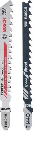 Bosch Stichsägeblatt-Set EXPERT HardHolz Fast T 144 DHM 26-teilig
