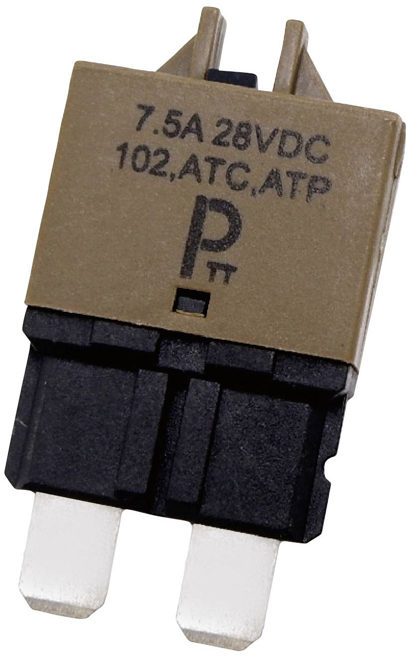 PARTS PTT Circuit Breaker Standard, type 3, Manual Reset, 7,5A C001-102-0092 Sicherungsautomat 7.5