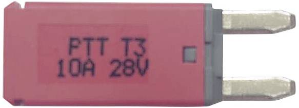 PARTS PTT Circuit Breaker Mini, type 3. Manual Reset, 10A C001-102-0063 Kfz Standard Flachsicherung