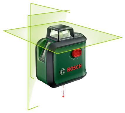 Bosch Home and Garden AdvancedLevel 360 Set Kreuzlinienlaser Reichweite (max.): 24m