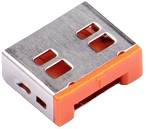Smartkeeper USB-A Port Schloss UL03P2OR 100er Set Orange ohne Schlüssel UL03P2OR