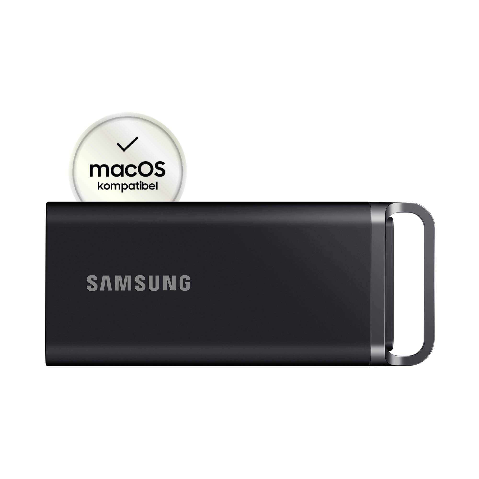 Samsung Portable T5 EVO 4TB Externe SSD USB-C® (USB 3.2 Gen 1) Schwarz MU-PH4T0S/EU