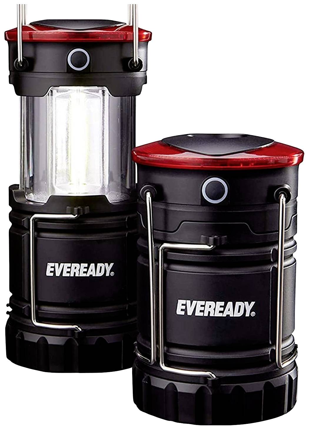 Energizer E303834400 Hybrid Power Camping-Leuchte, Handlampe 300 lm Schwarz