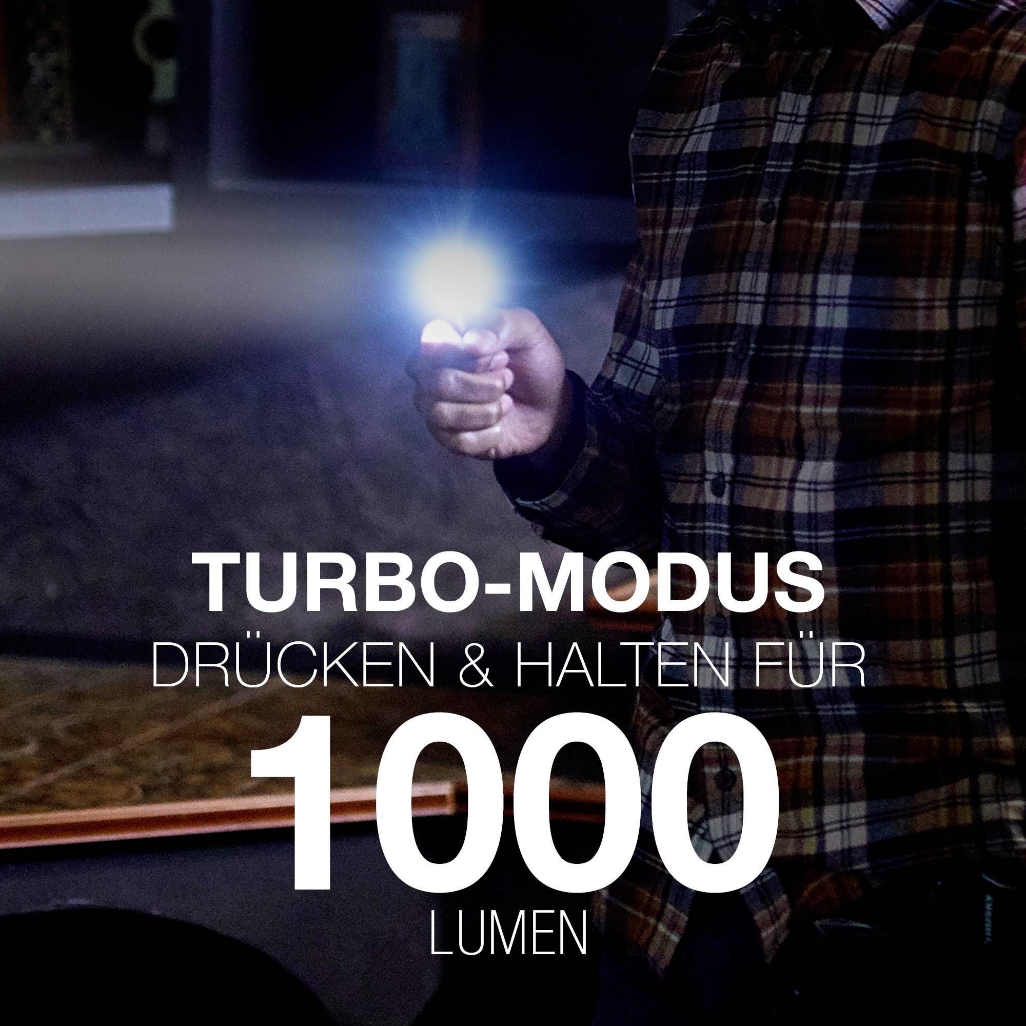 Energizer Hybrid Power LED Stirnlampe batteriebetrieben 400lm E303633201