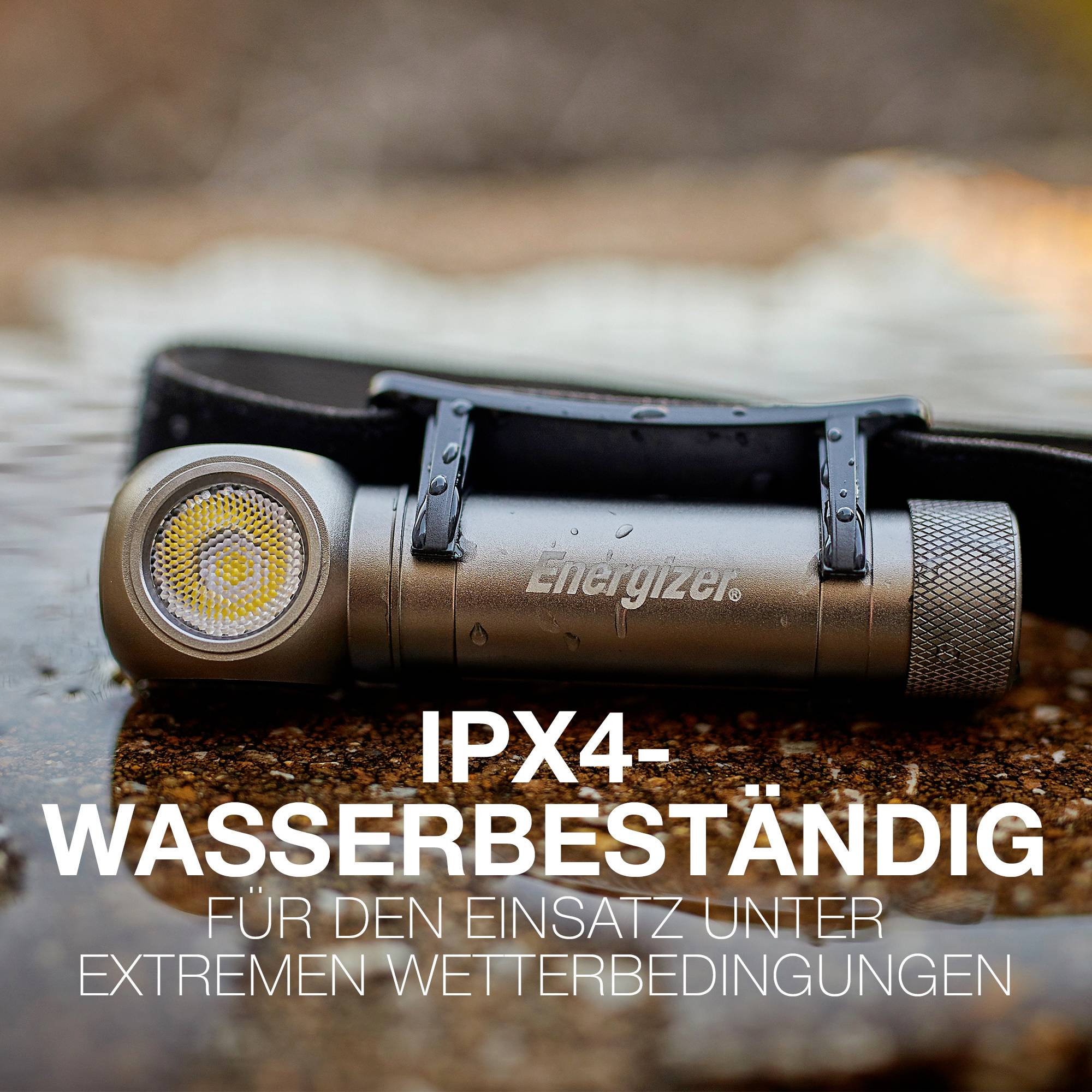 Energizer Hybrid Power LED Stirnlampe batteriebetrieben 400lm E303633201