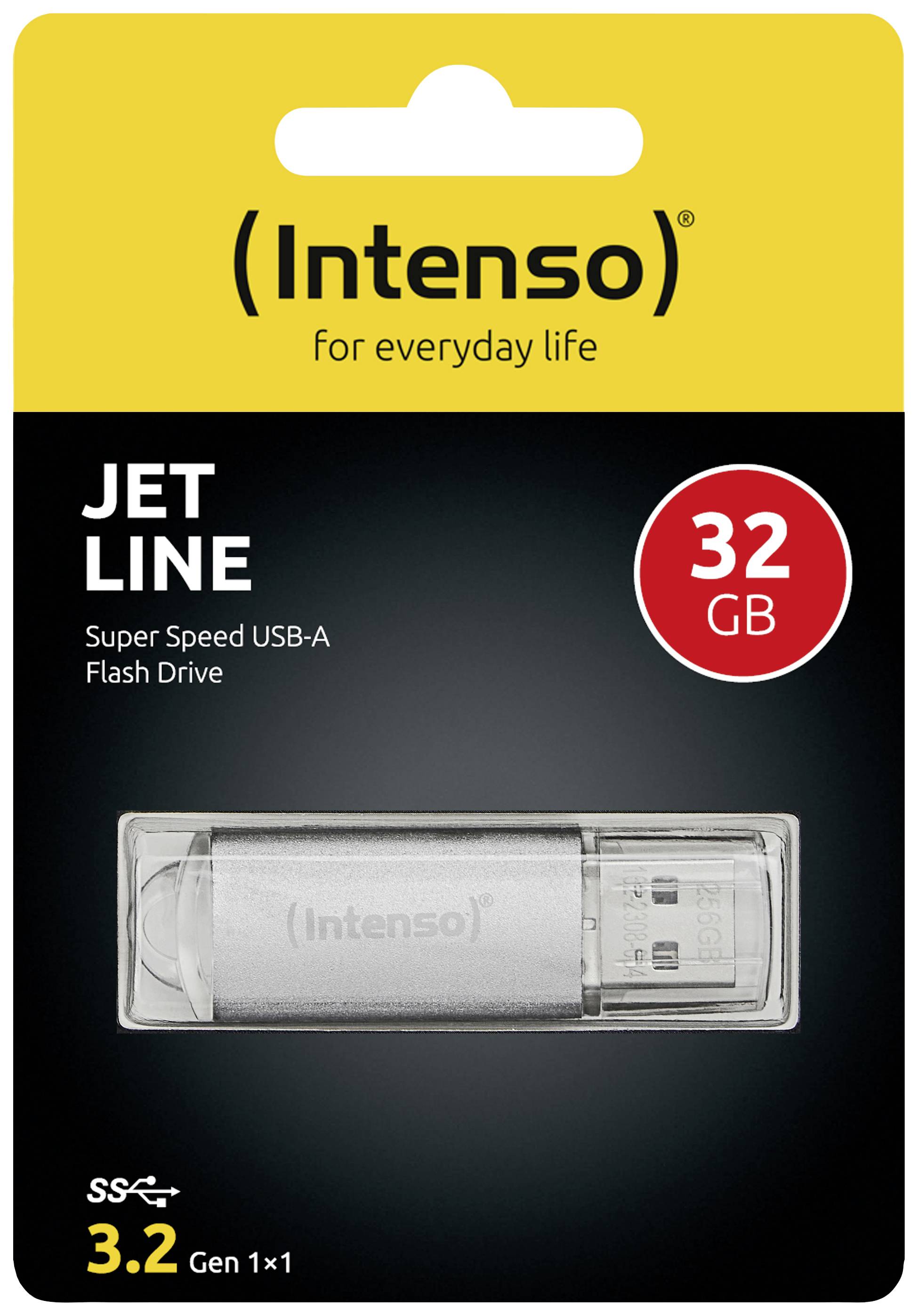 Intenso Jet Line USB-Stick 32GB Silber 3541480 USB-A (USB 3.2 Gen 1)