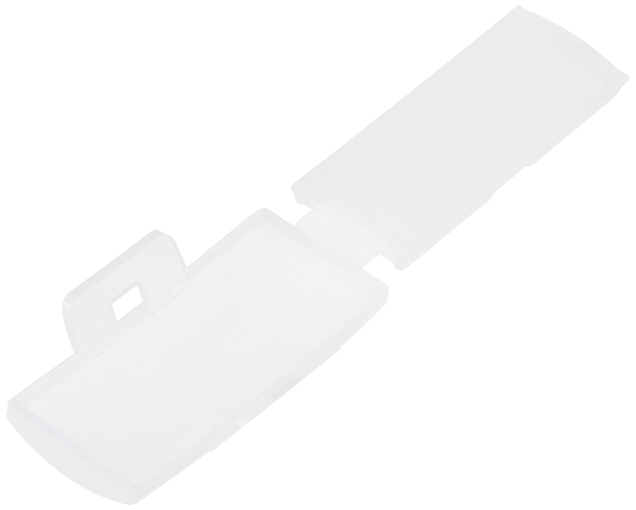 TRU COMPONENTS TC-MC2203-100 Kabelmarkierer Montage-Art: Kabelbinder Beschriftungsfläche: 43 x 19mm Natur 100St.