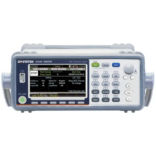 GW Instek 01AQ960000GT DAQ-9600 Datenerfassung -200 bis +1820°C 0.1, 0.1 bis 600, 300 V/DC, V/AC 0.001 bis 2A GW Instek 01AQ960000GT DAQ-9600 Datenerfassung -200 bis +1820°C 0.1, 0.1 bis 600, 300 V/DC, V/AC 0.001 bis 2A