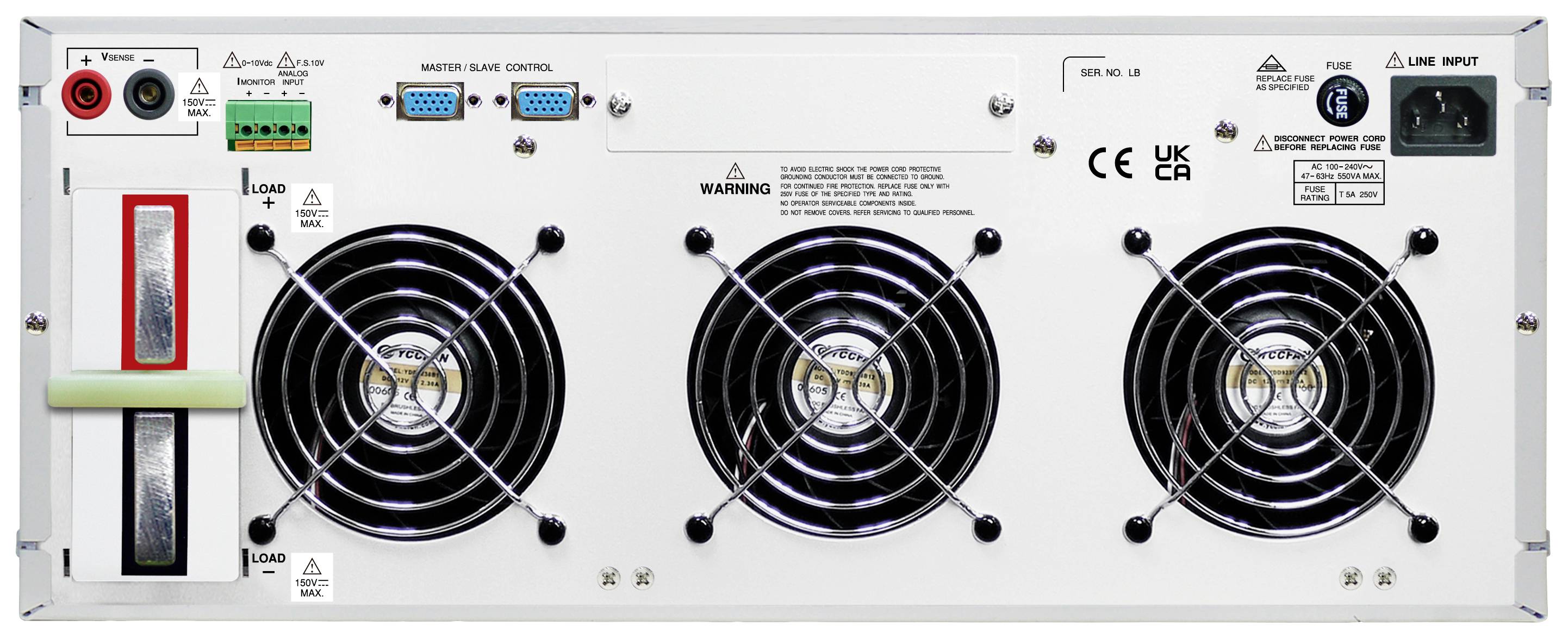 GW Instek PEL-5005G-150-500 Elektronische Last 150 V/DC 500A 5000W