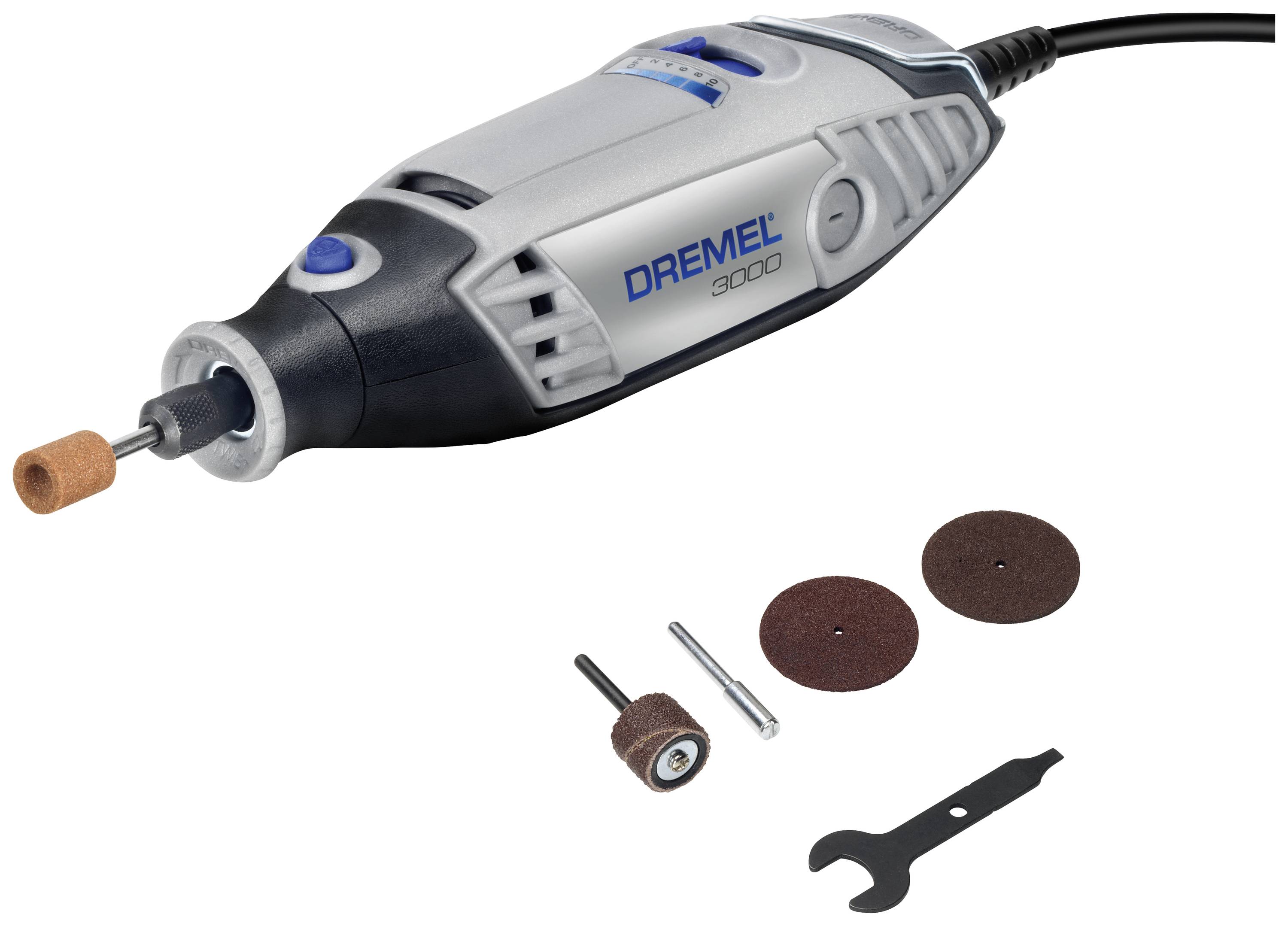 Dremel 3000-5 F.013.300.0JU.920 Multifunktionswerkzeug B-Ware (beschädigte / fehlende Verpackung) mit Zubehör 5teilig 130W
