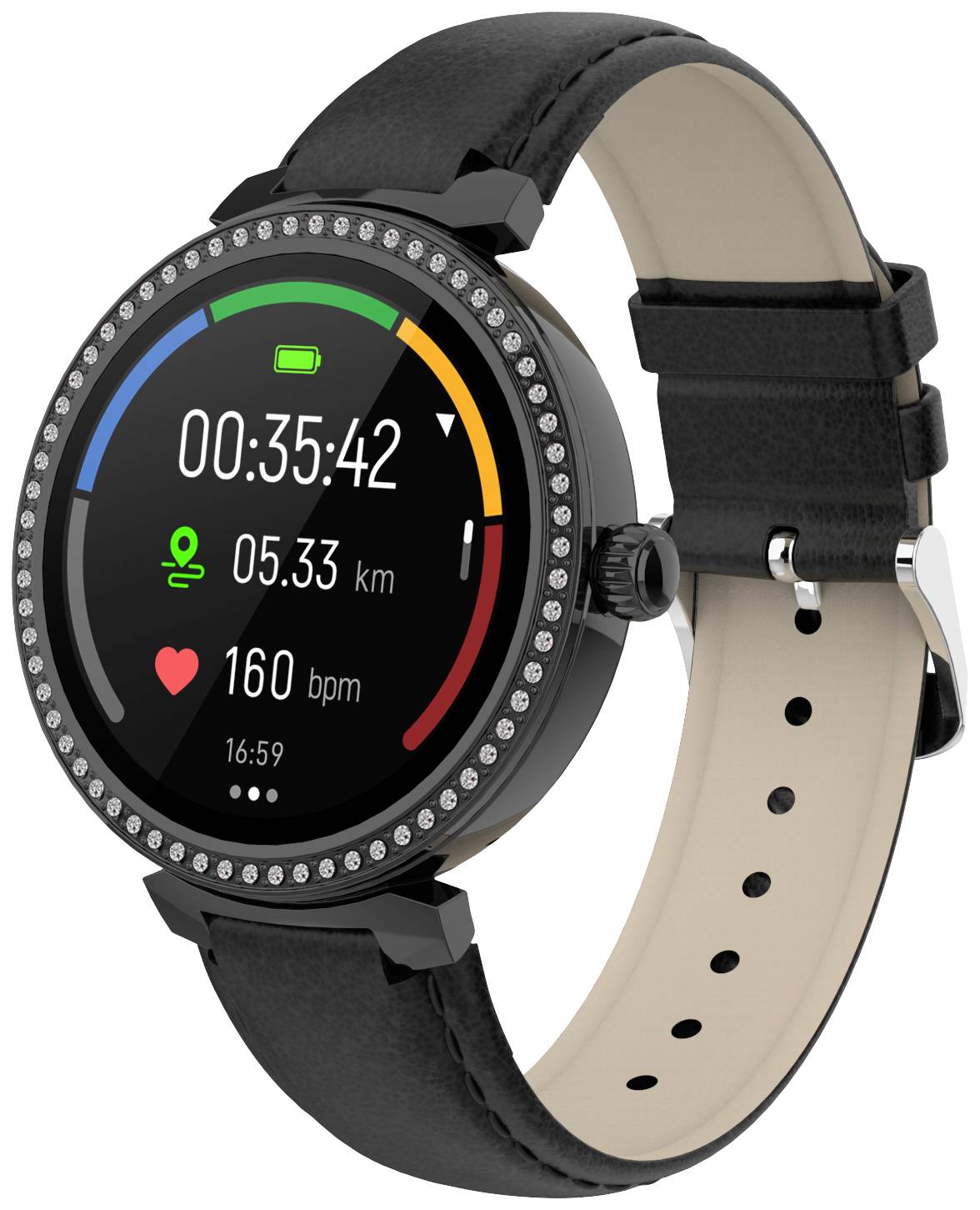 Denver SWC-342B Smartwatch Schwarz