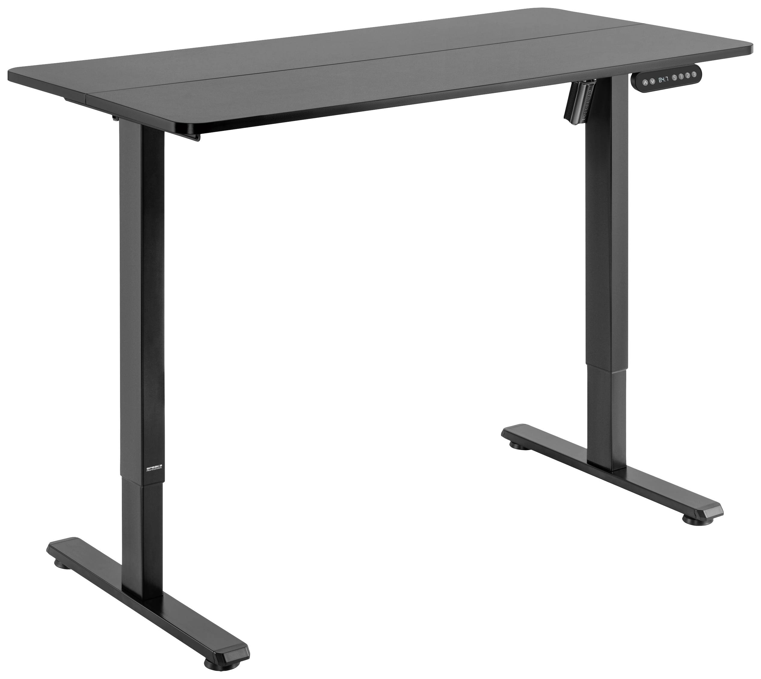 SpeaKa Professional Sitz-/Steh-Schreibtisch elektrisch höhenverstellbar Höhen-Bereich: 730 bis 1180mm (B x T) 1200mm x 600mm