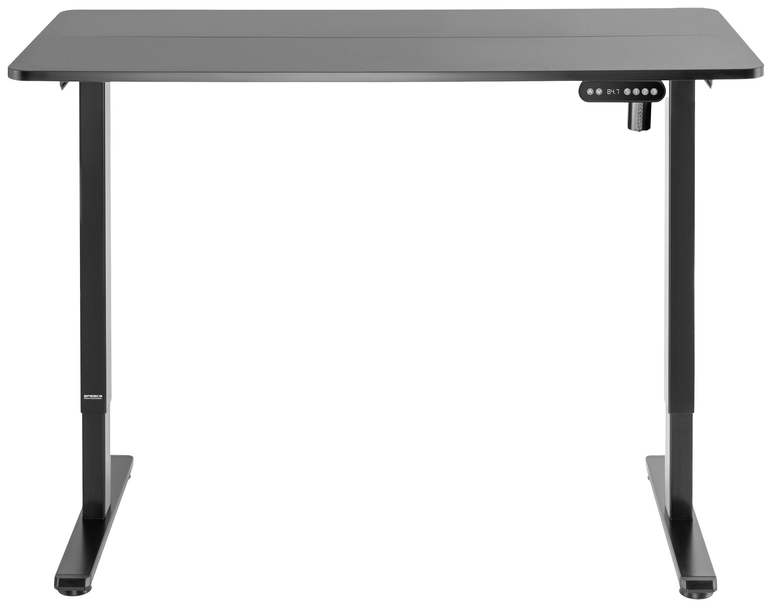 SpeaKa Professional Sitz-/Steh-Schreibtisch elektrisch höhenverstellbar Höhen-Bereich: 730 bis 1180mm (B x T) 1200mm x 600mm