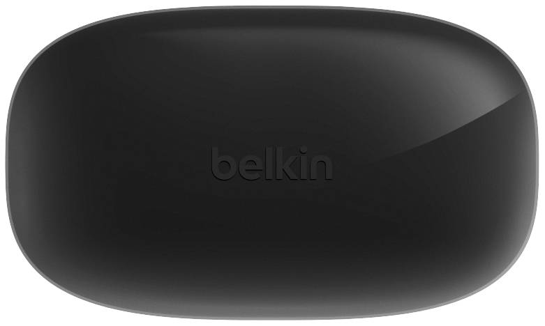 Belkin SoundForm Immerse In Ear Headset Bluetooth® Schwarz Noise Cancelling Headset, Ladecase, Schweißresistent
