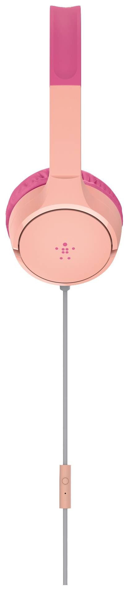 Belkin SoundForm Mini On Ear Headset kabelgebunden Pink Lautstärkebegrenzung