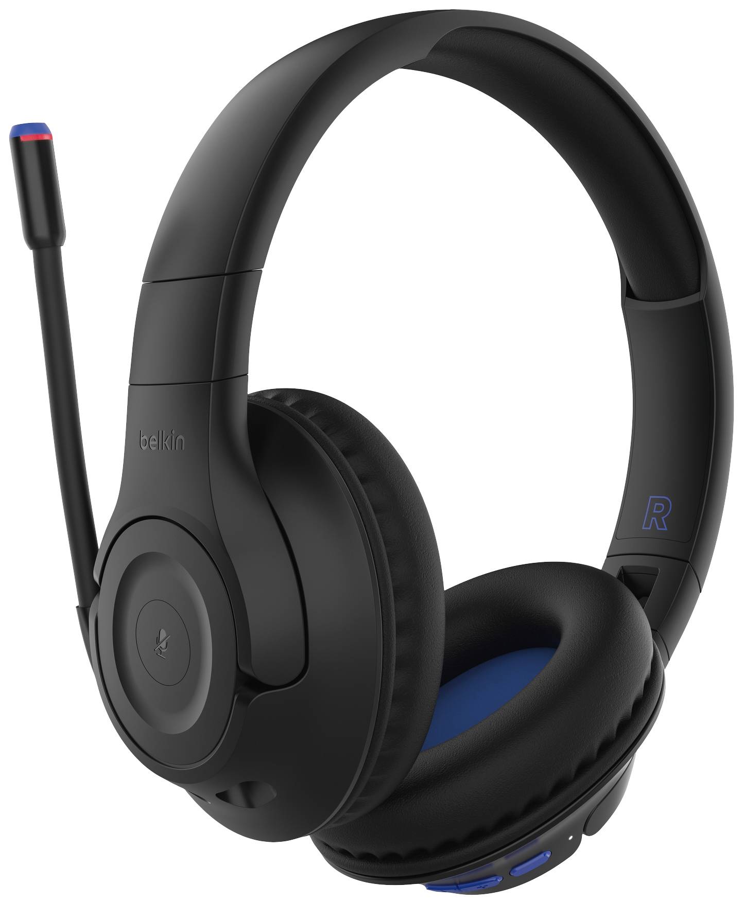 Belkin SoundForm Inspire Over Ear Headset Bluetooth® Schwarz Lautstärkebegrenzung