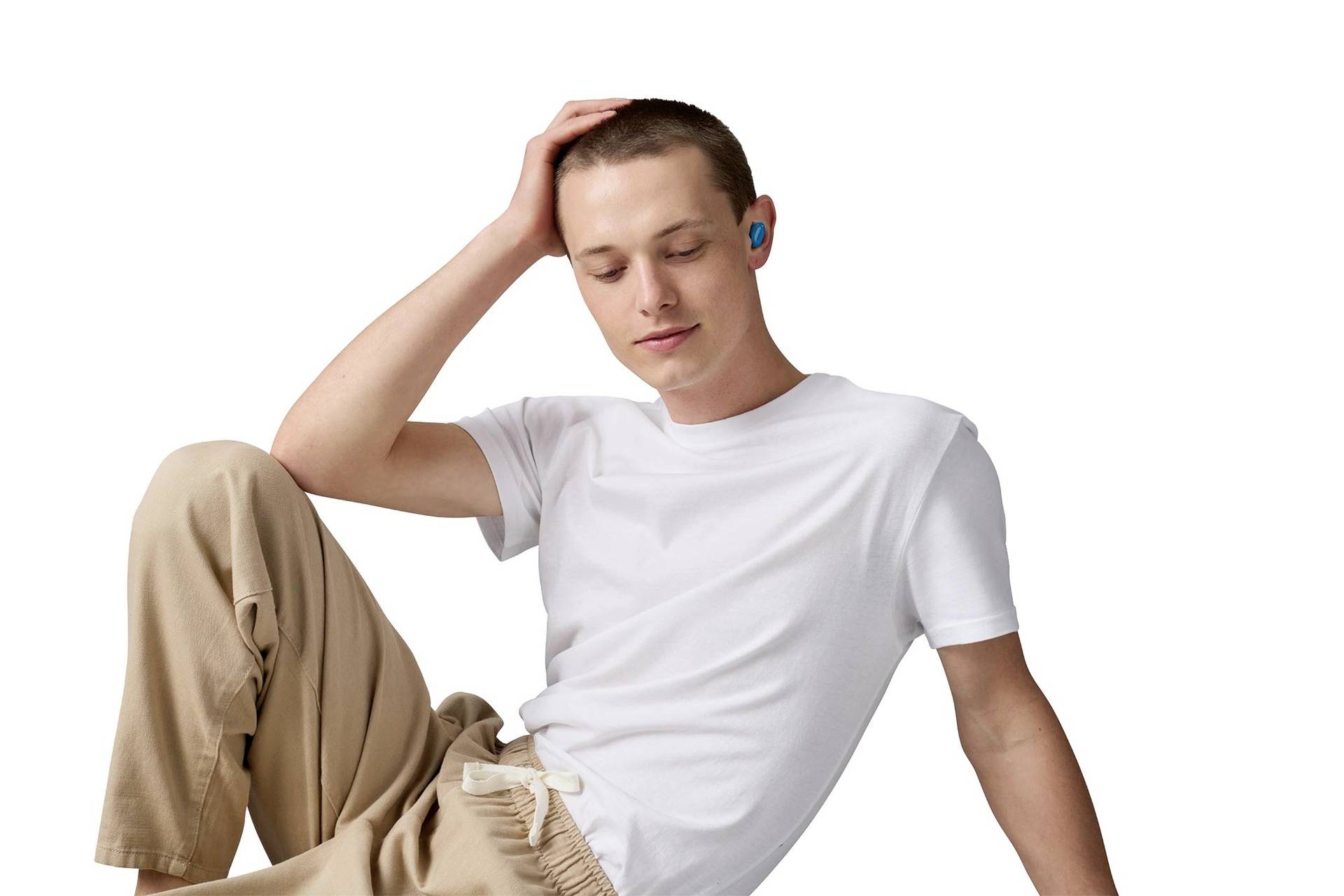 Belkin SoundForm Play In Ear Headset Bluetooth® Blau Headset, Ladecase, Schweißresistent