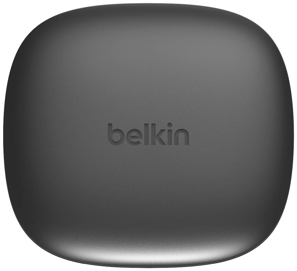 Belkin SoundForm Flow In Ear Headset Bluetooth® Schwarz Noise Cancelling Headset, Ladecase, Schweißresistent