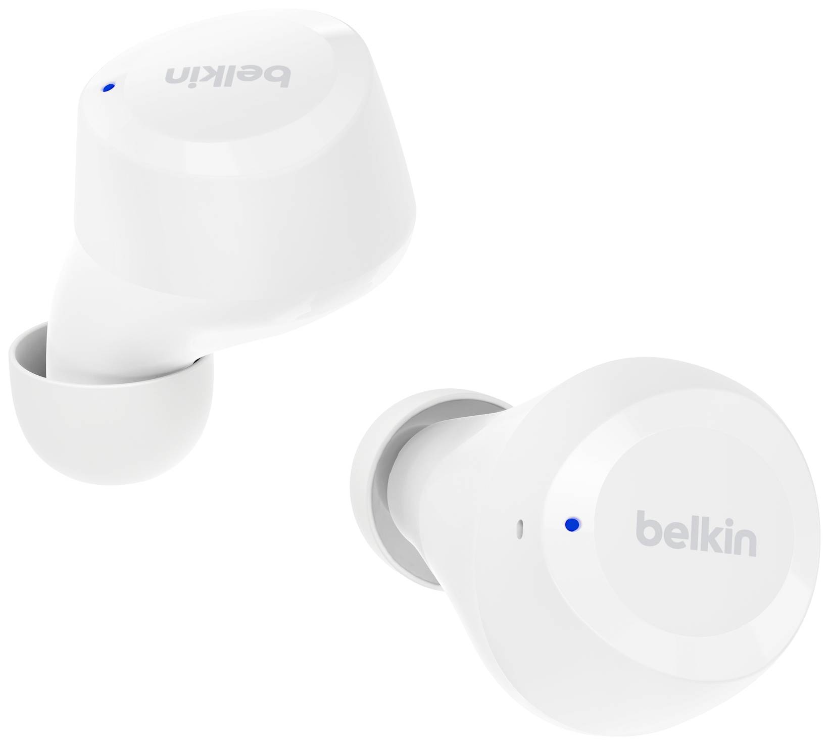 Belkin SoundForm Bolt In Ear Headset Bluetooth® Weiß Headset, Ladecase, Schweißresistent