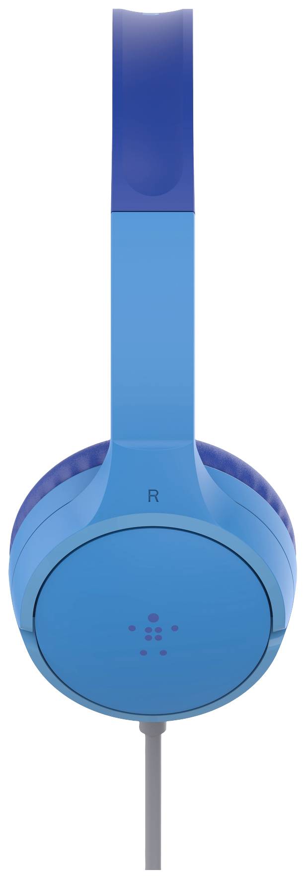 Belkin SoundForm Mini On Ear Headset kabelgebunden Blau Lautstärkebegrenzung