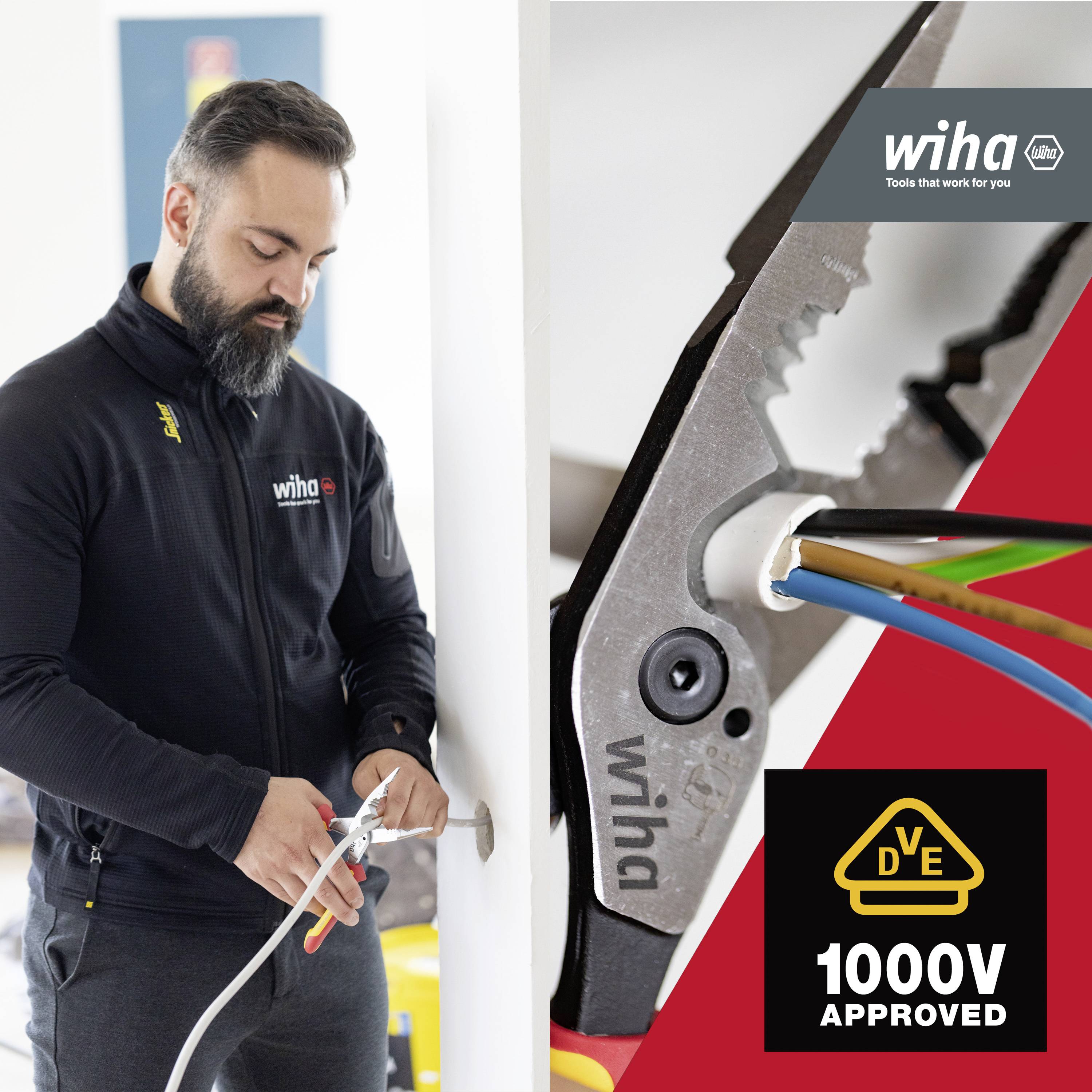 Wiha 45705 Universal Multifunktionszange 209mm