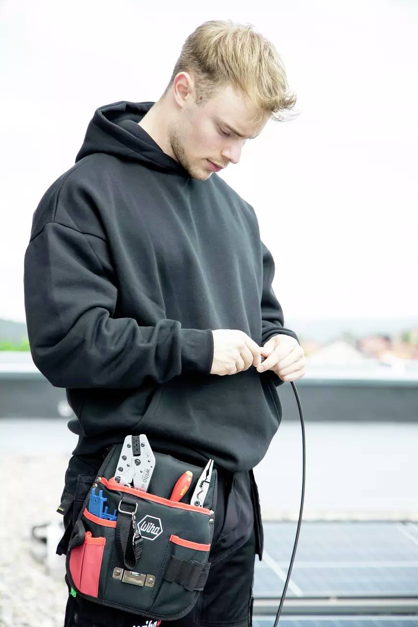 Wiha MC4 45796 Crimpzange 1 Stück Photovoltaik-Verbinder, Solar-Steckverbinder 2.5 bis 6mm²