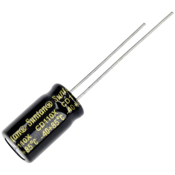 Suntan TS13DE1E471MSB040R Elektrolyt-Kondensator 3.5 mm 470 µF 25 V 20 % (L x B) 14 mm x 8 mm