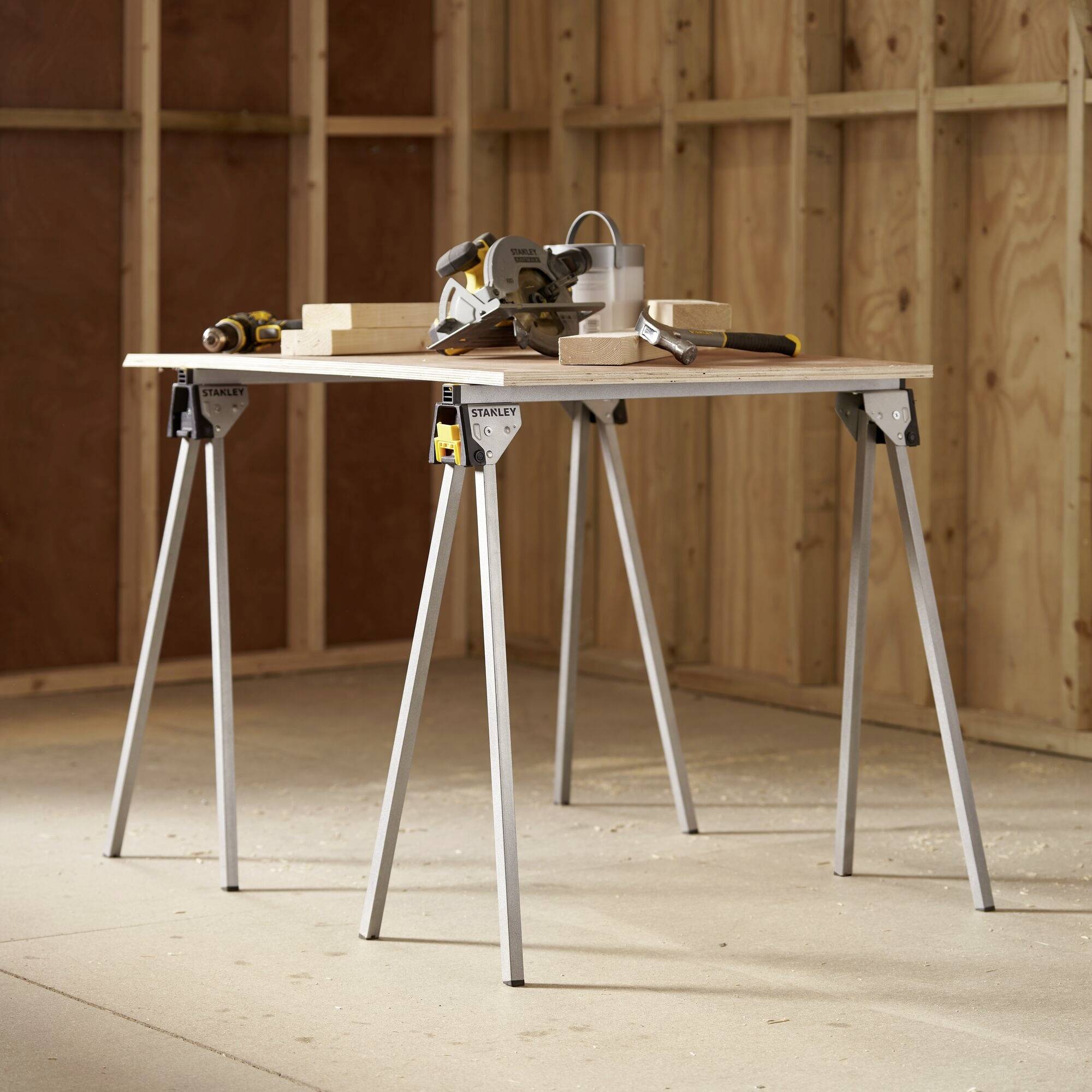 STANLEY STST81337-1 STST81337-1 Metall, Aluminium Arbeitsbock 450kg (B x H x T) 85.5 x 73.6 x 42.4cm 5.4kg 1St.