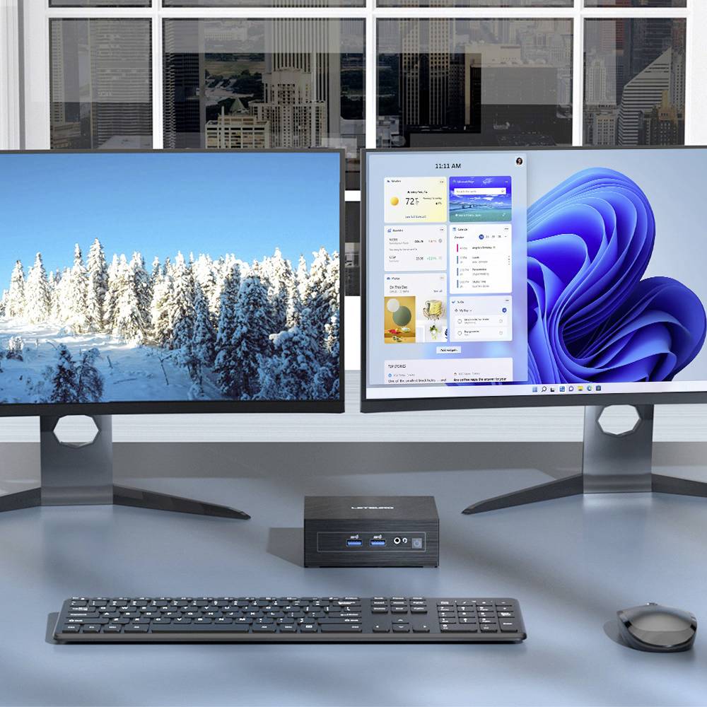 GEEKOM Mini PC LETSUNG Golite11 Intel® Celeron® N4020 6GB RAM 128GB SSD Intel Win 11 Pro