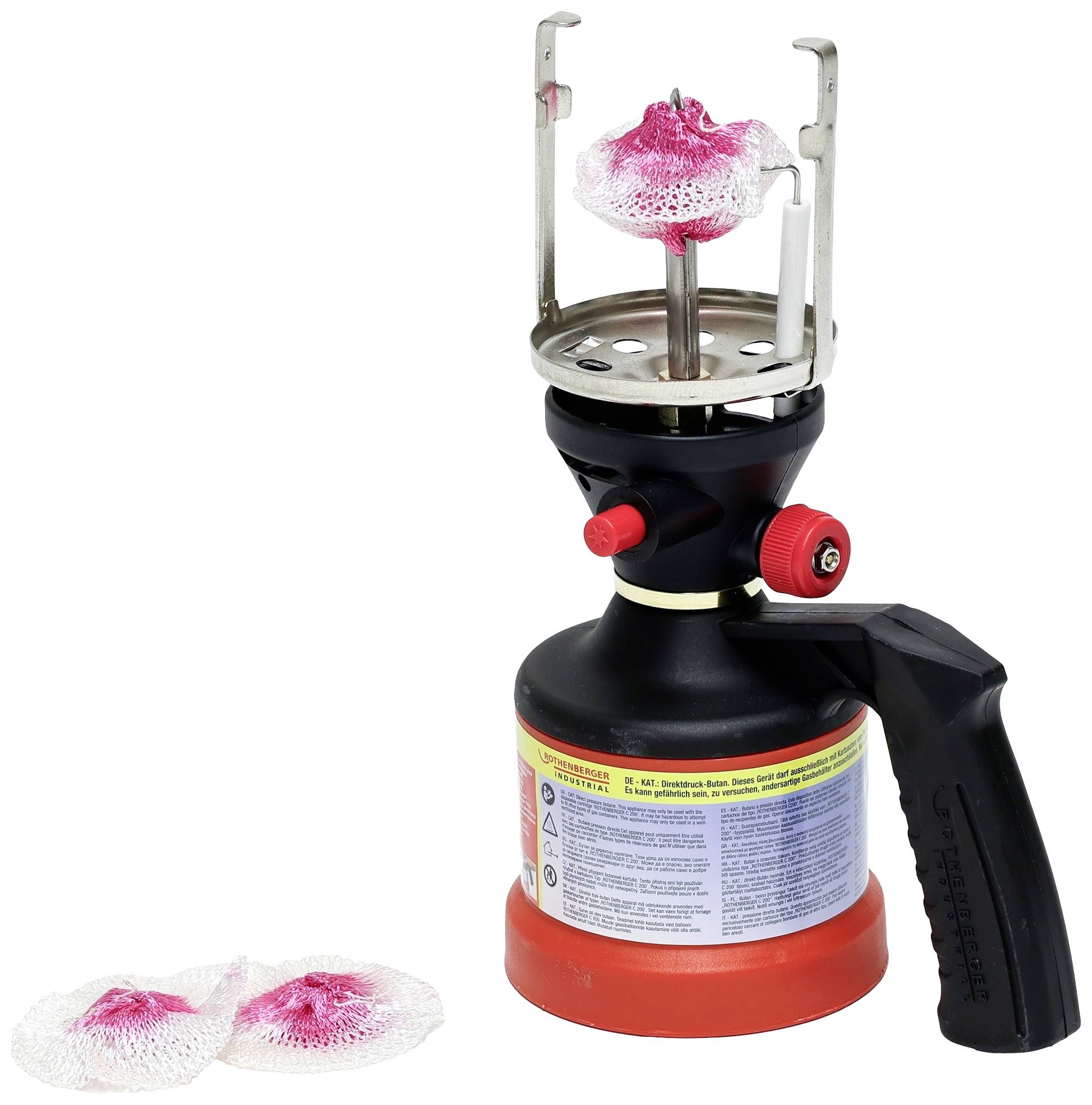 Rothenberger Industrial 35902 Scout Camping-Leuchte Schwarz/Silber