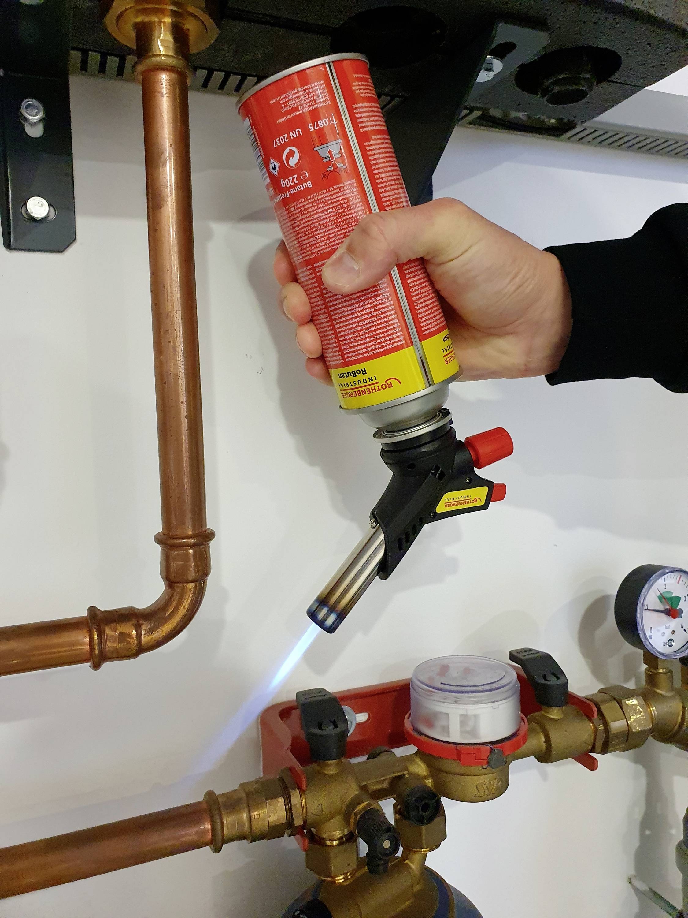 Rothenberger Industrial 1000004120 Gasbrenner 3.5 h inkl. Gasflasche 1 St.